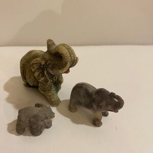 Set of 3 Mini Elephants (JK)